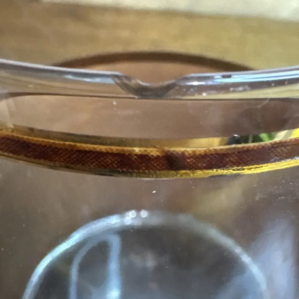 MCM Culver Tortoise Shell and Gold Rocks Glasses 3